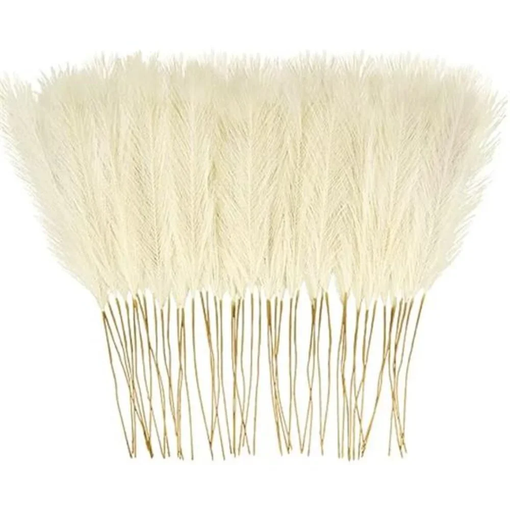 50PCS Faux Pampas Grass, 21.6